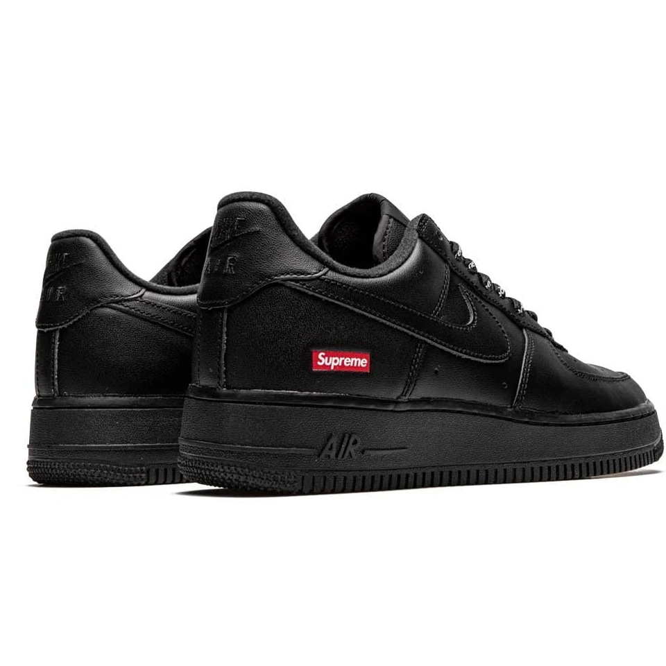 Black Low Air Force Nike 1 Supreme 0814